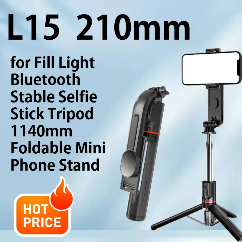 

Fill light, phone stand, selfie stick, anti shake, extendable live streaming tripod, Bluetooth remote control