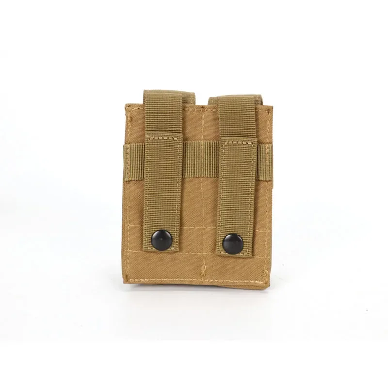 Double 9mm pistol magazine bag Molle Mag Holster flashlight holder bag accessory bag hunting accessories