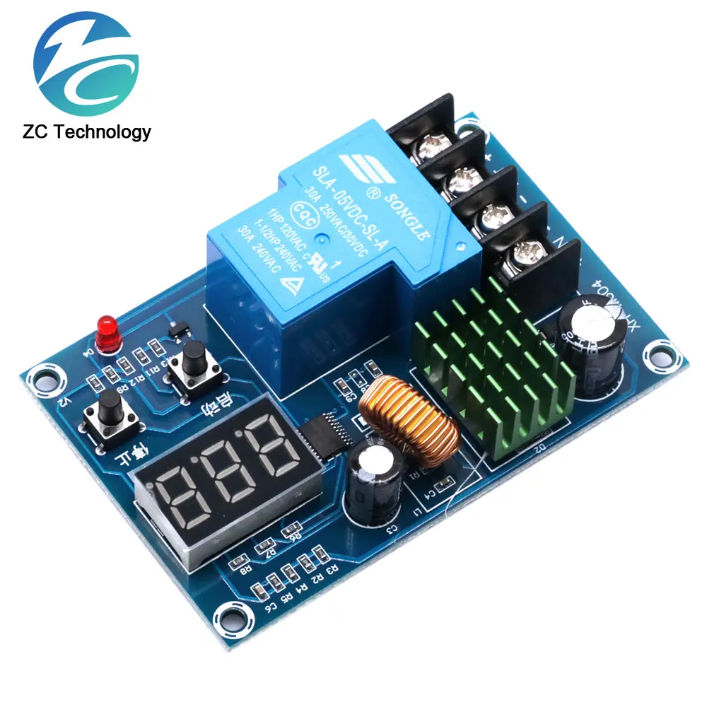 XH-M604 Battery Charger Control Module DC 6-60V Storage Lithium Battery Charging Control Protection Board Switch