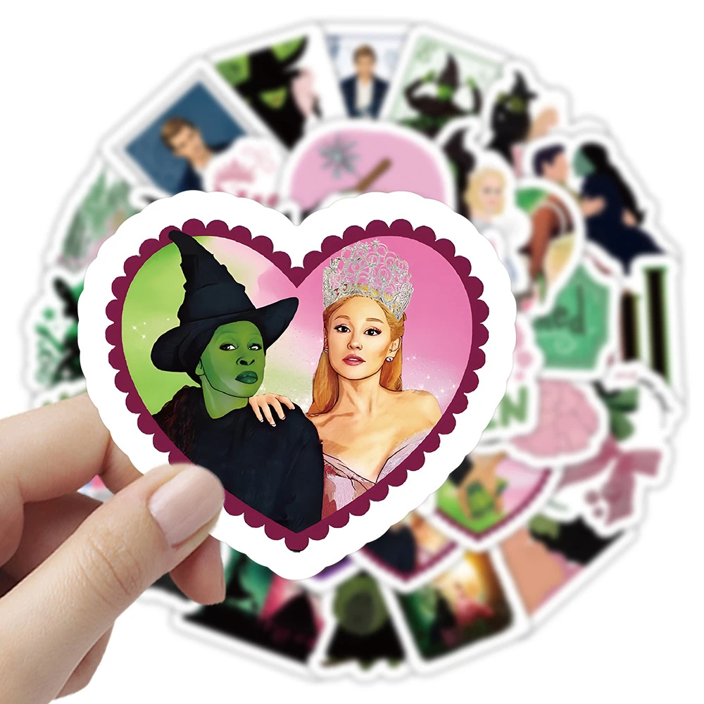 

10/30/50pcs Cartoon Wicked: Part One Witch Graffiti Stickers Love Movie Decals for Phone Laptop Scrapbook Waterproof Sticker Toy