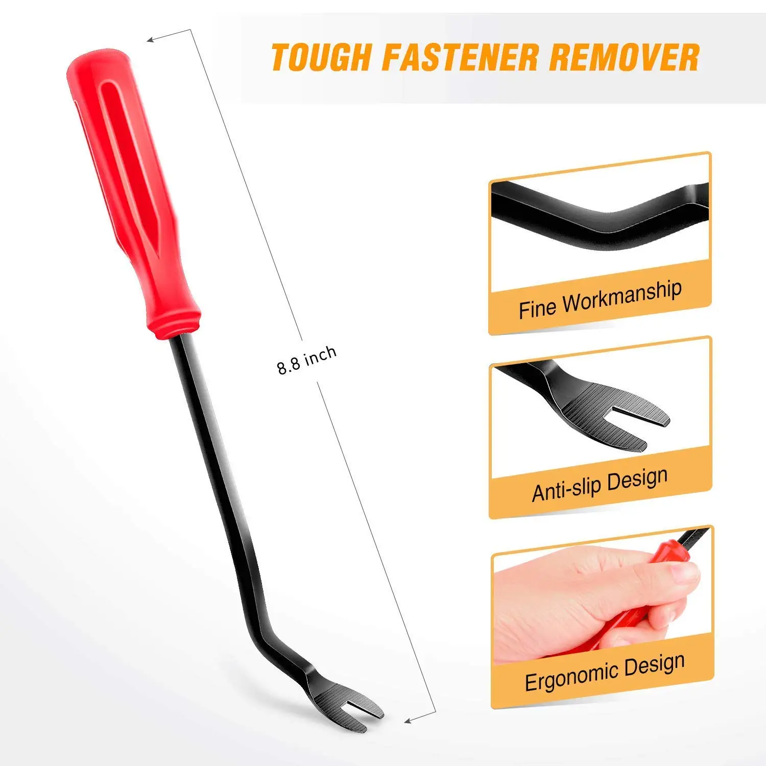 

190 автомобильных зажимов и устройства для снятия крепежа в 18 большинстве общих размерах — включает дополнительное средство для снятия крепежа.