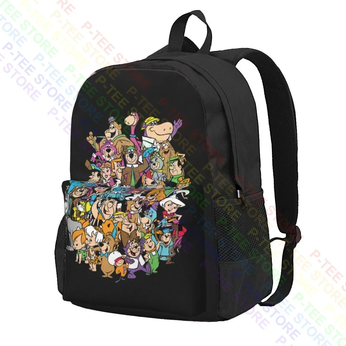 Hanna Barbera Animation Studio Cartoon Large Capacity Backpack Print Portable Sports Bag Riding Backpack