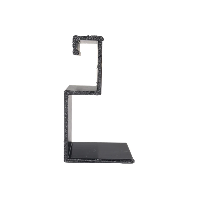 RV الأسطوانة قوس أعمى حامل بلاستيكي قافلة الأسطوانة قوس أعمى للتخييم اكسسوارات الأسود متنقل الأجزاء الخارجية حامل #4