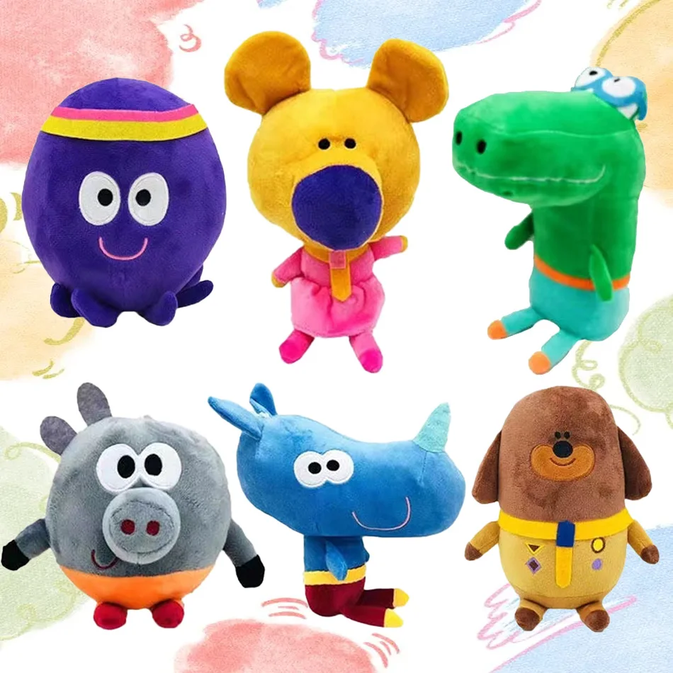 Cute Cartoon Plush Toy for Baby, Hey Dog Teacher, Bedtime Story, Friend Soft Animal Doll for Sleeping, Christmas Gift