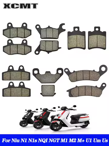 Electric Scooter Original Front and Rear Brake Pad Shoe For Niu NGT NQiGT N1 N1s NQI M1 M2 M+ U1 Um Us G1 GO Disc Brake Pads