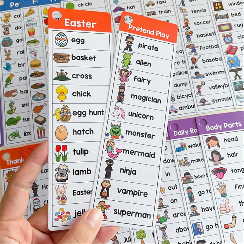 

Kindergarten Primary School English Vocabulary Season Weather Animal Daily Character Vocabulary Flashcard Teaching Aids