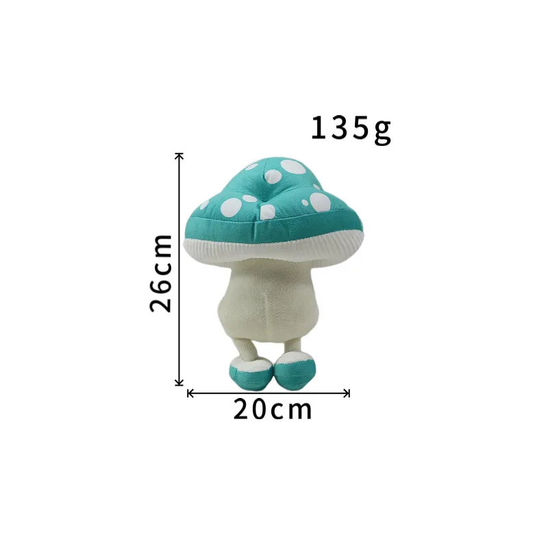26cm andando cogumelo delicioso em masmorra anime pelúcia presentes engraçados recheado bonito dos desenhos animados brinquedo de pelúcia para presente de aniversário 2025 novo