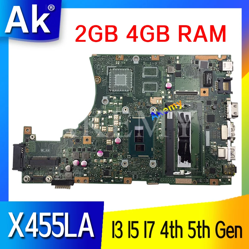 For ASUS VivoBook X455LD X455LD X455LA X455V X455J X455LDR Laptop Motherboard 100% tested