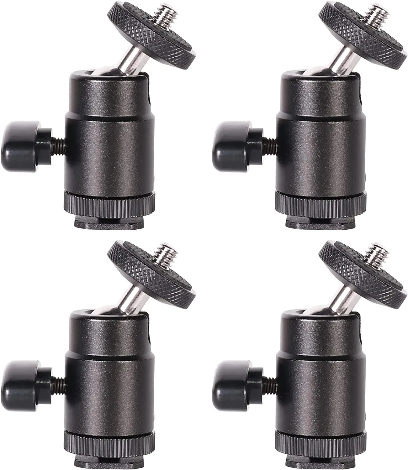 Mini-Kugelkopf-Blitzschuh halterung mit 1/4 Zoll Adapters ch raube für Canon Nikon Video DSLR DV-Kamera