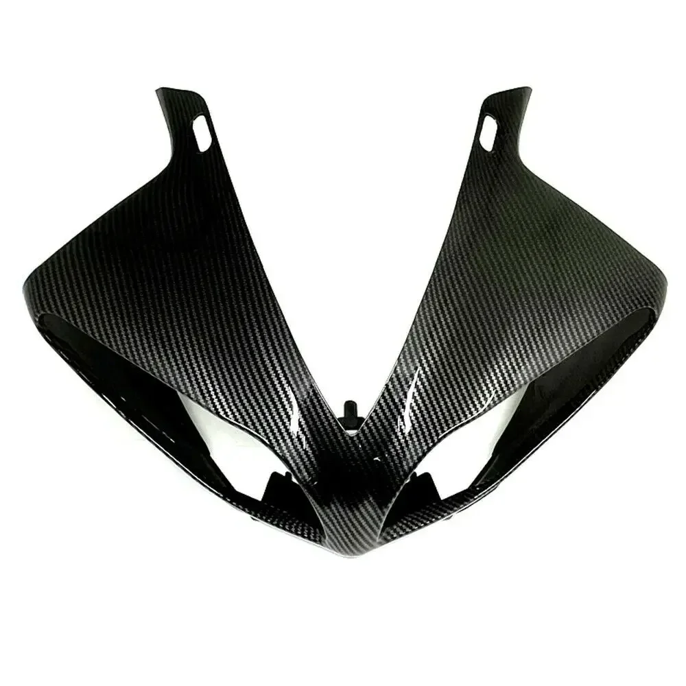 Carbon Fiber Color Front Upper Headlight Fairing For YAMAHA YZF-R1 2009 2010 2011 YZF R1