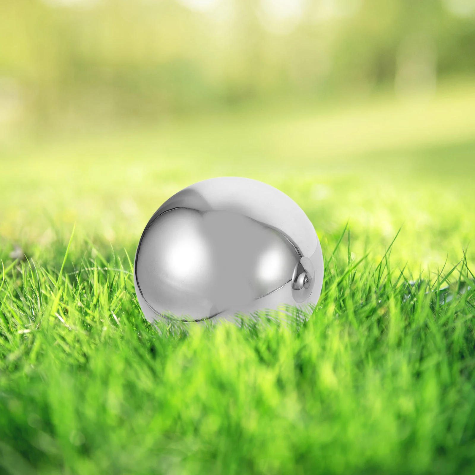 

6Pcs Garden Gazing Ball Stainless Steel Mirror Finish Hollow Sphere for Yard Lawn Decorative Art Piece Home Garden Use