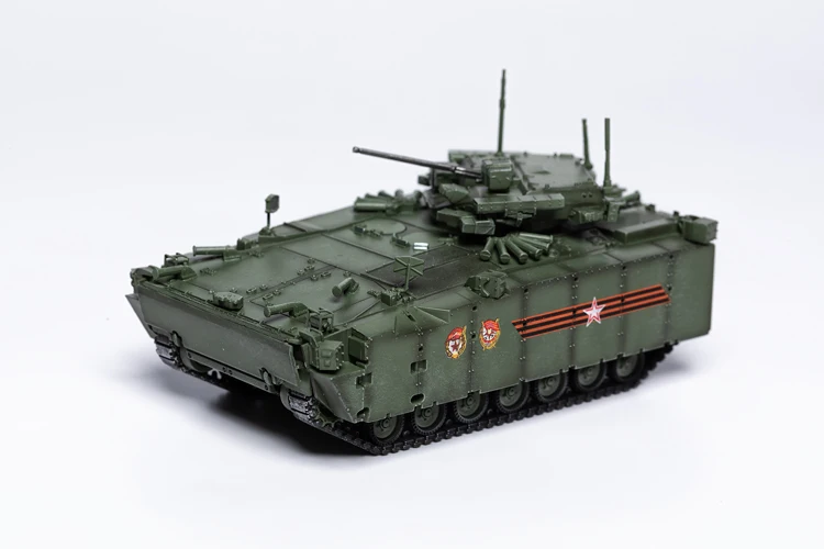 1: 72 12205pa Russian kurganets-25 IFV  armored vehicle model  Military parade coating  Finished product collection model