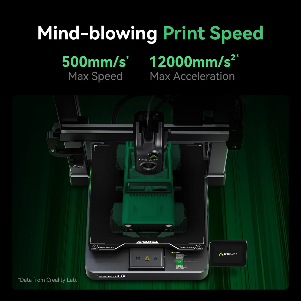 طابعة Creality Hi Combo ثلاثية الأبعاد Core XZ Motion 500mm/S Speed 4X CFS طباعة متعددة الألوان التسوية التلقائية 260*260*300mm