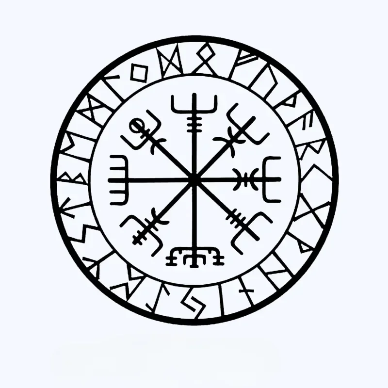 Molded vinyl stickers, car compass, automatic waterproof bumper decoration, windows, laptops, 15x15cm