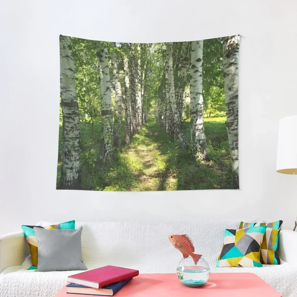 birch forest Tapestry Wall Decorations Bedroom Decoration Tapestry