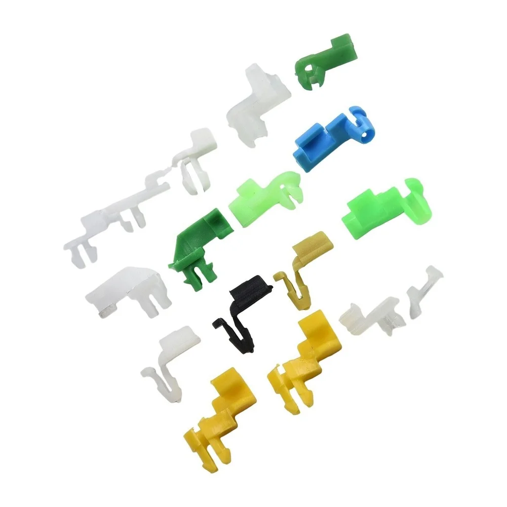 For Straightforward DIY Repairs Car Door Lock Clips Linkage Rod Clips Tough Plastic Build Quick Attachment Design