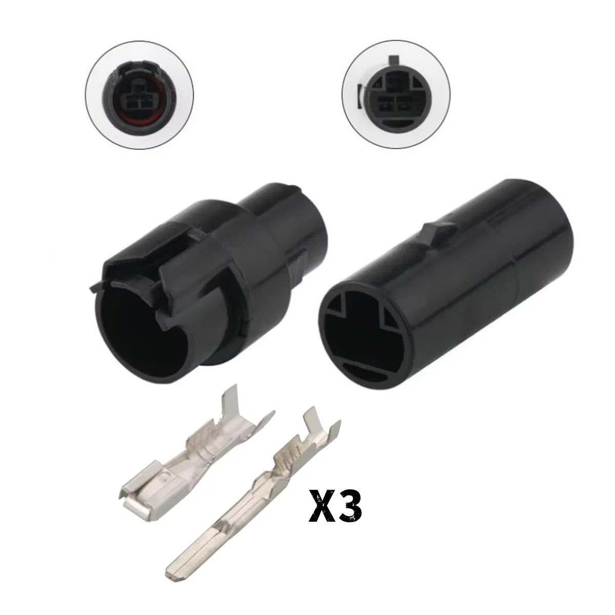 1-20SET DJ7031F-3-11/21 auto Waterproof cable connector 3 pin automotive Plug famale male socket Includes terminal seal