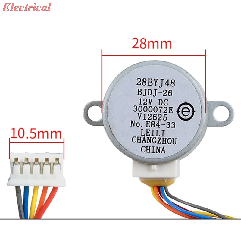 1pc For Haier Air conditioner On-hook Swing Air Guide Motor For Sweeping Air Step Motor DC 12V 5 Wires Synchronous Motor