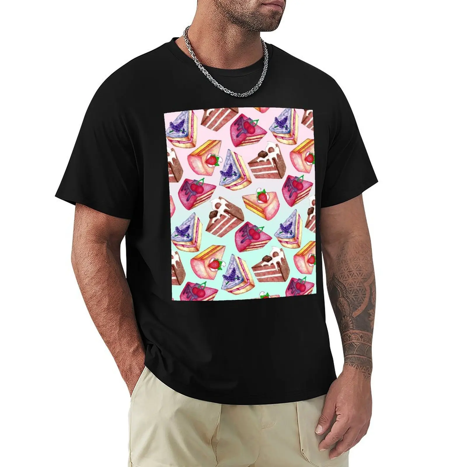 Let Them Eat Cake T-Shirt Big Size Loose Fit Tee Shirt