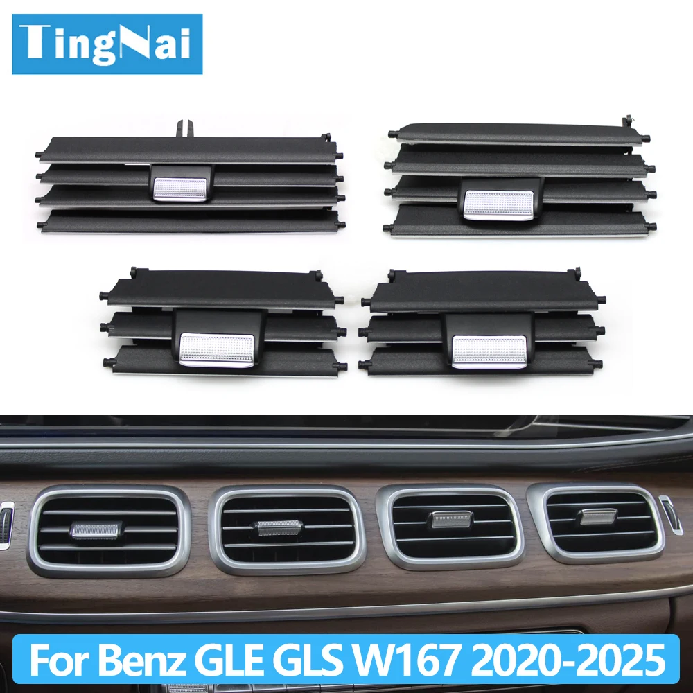 

Автомобильная передняя и задняя решетка вентиляционного отверстия, ремонтный комплект слайд-закладкой для Mercedes Benz W167 GLS GLE 350 400 450 500 580 2020-2025