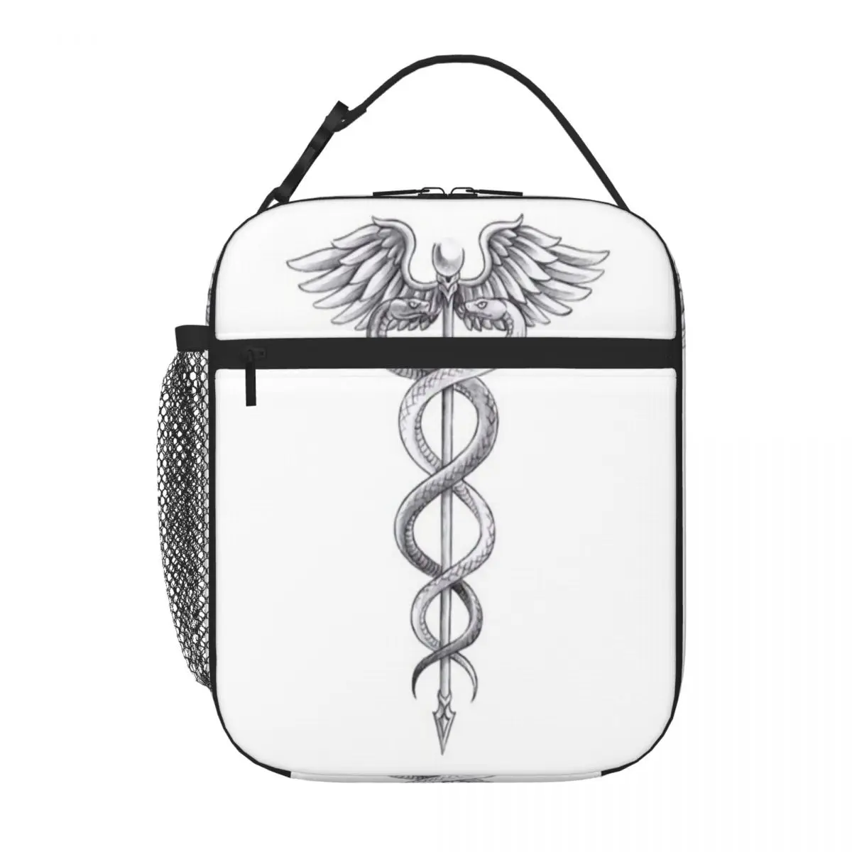 Bestselling Medicine School Symbol Drawing Waterproof Surface Kids Lunch Bag Balanced Diet Pack Lunch Bag