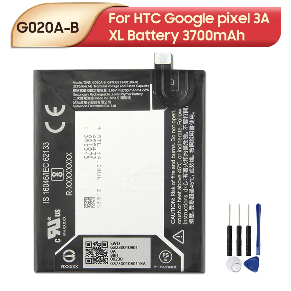 Original Replacement Battery G020A-B For Google Pixel 3A XL 3700mAh