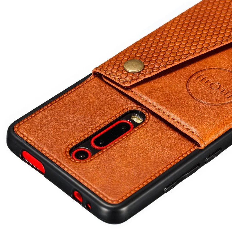 PU Leather Wallet Phone Case For Xiaomi Mi 9T Car Magnetic Multi Card Slot Holder Phone Cover for Xiomi Mi 9T Pro Mi9T Pro 9TPro