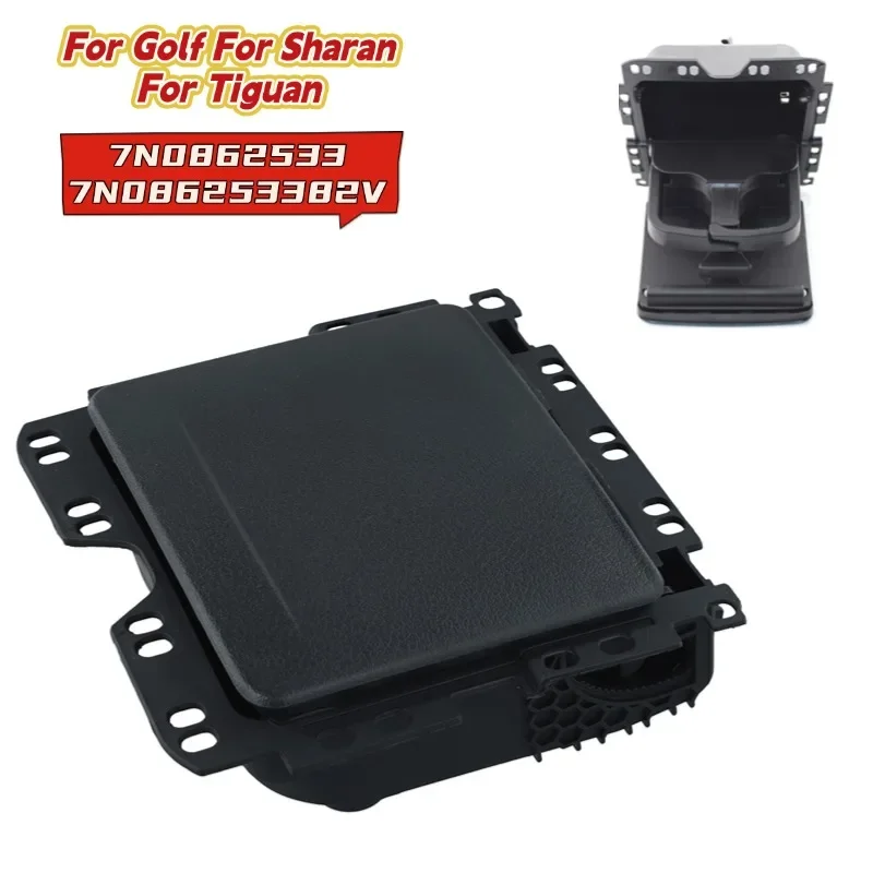 

Central Console Armrest Rear Cup Drink Holder For Golf For Sharan For Tiguan For Seat For Alhambra 7N0862533 7N086253382V