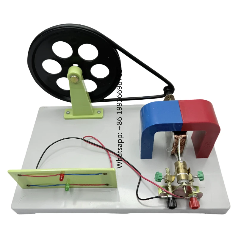 

Hand AC Generator Hand Crank Generator AC/DC Generator Physics Faraday Electromagnetic Teaching Instruments