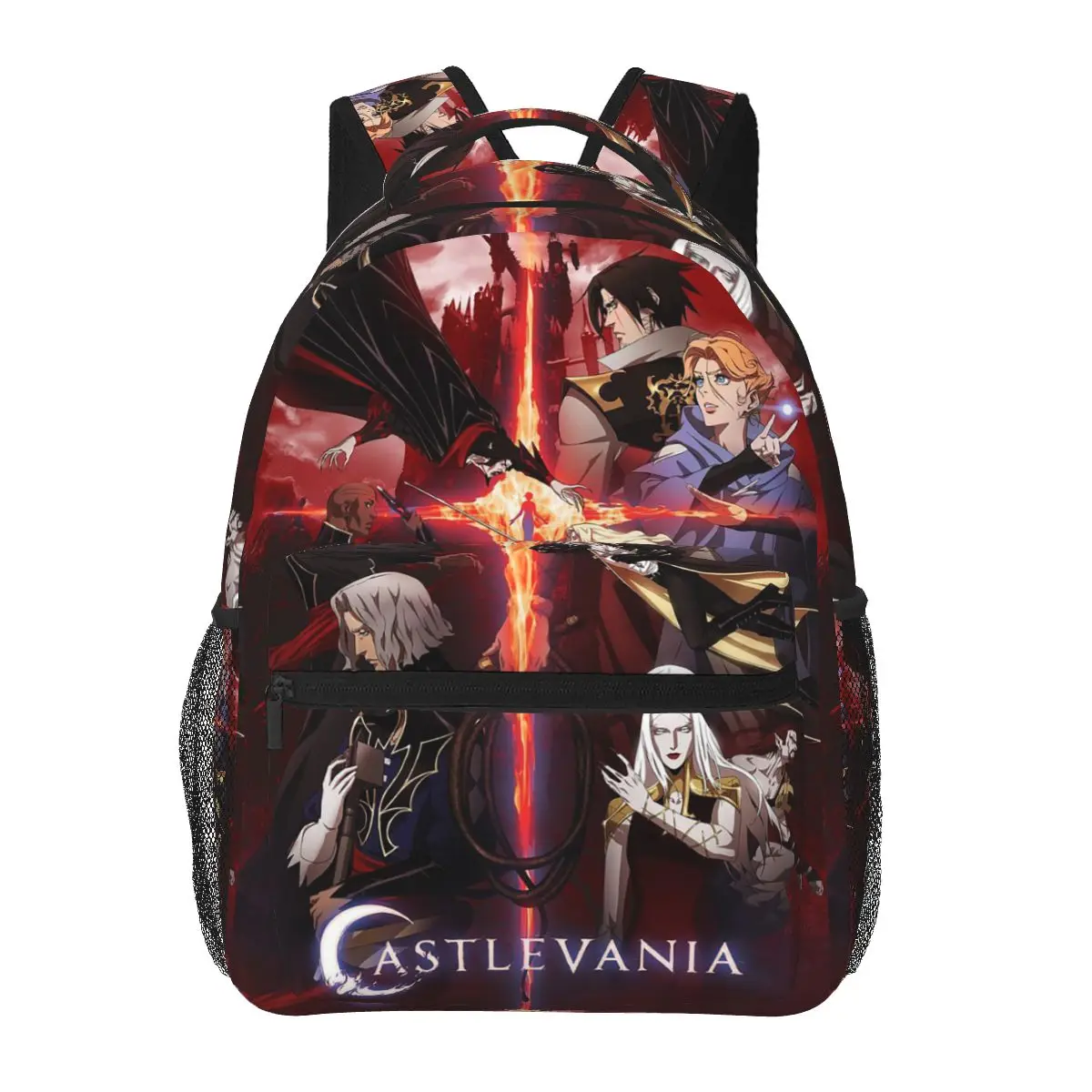 

Castlevania (Saison 2) - 2018 De Warren Ellis Backpacks Boys Girls Bookbag Students School Bags Travel Rucksack Shoulder Bag
