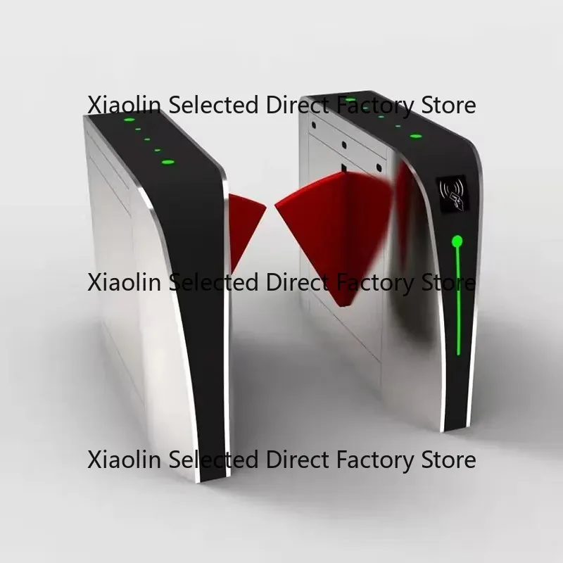 Hot Selling Fully Automatically Face Recognition RF00ID  Access Control System Flap Turnstile Gate for Office Building and Gym