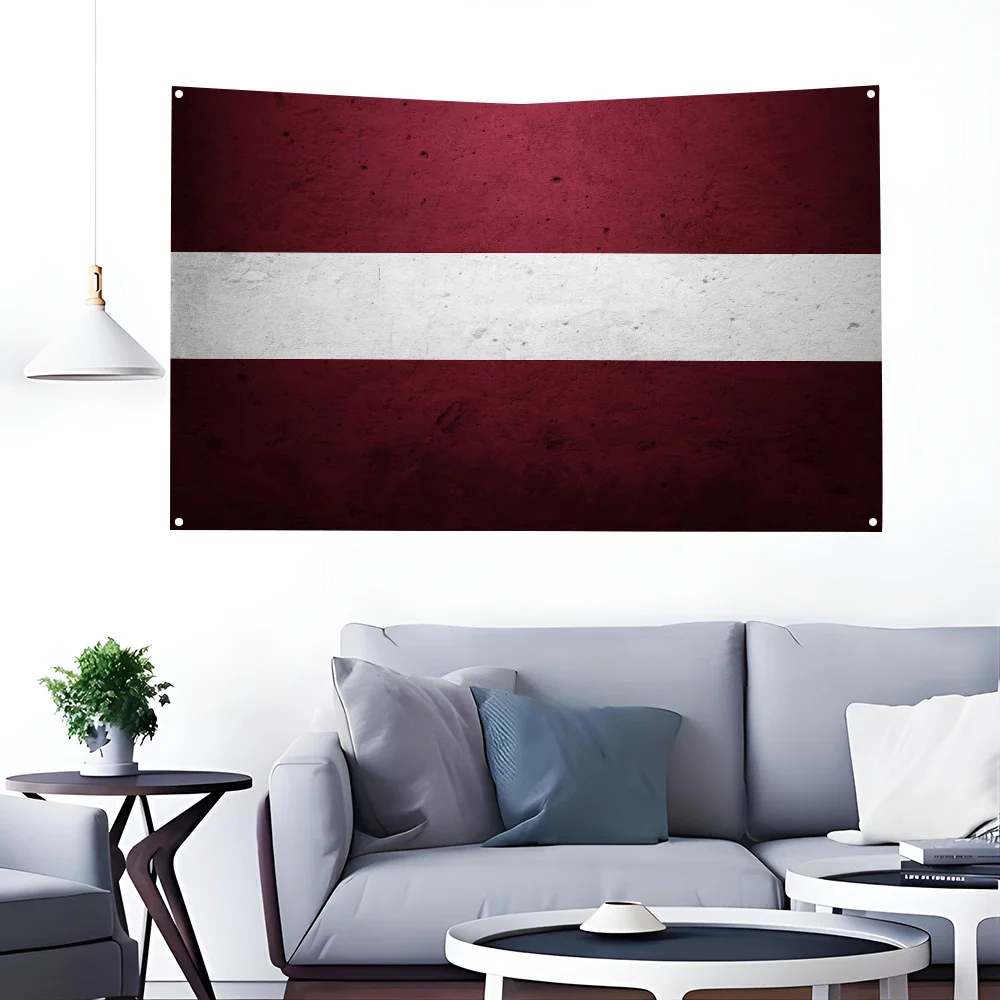 1PC Flag Of The Republic Of Latvia Flag Workshop Flags Room Decor Flag Outdoor Decorations Flags For Rooms Four Hole Flag