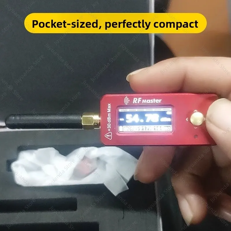 Image Transmission Power Meter RF MASTER Model Aircraft Tester Power Meter FPV Portable Attenuator