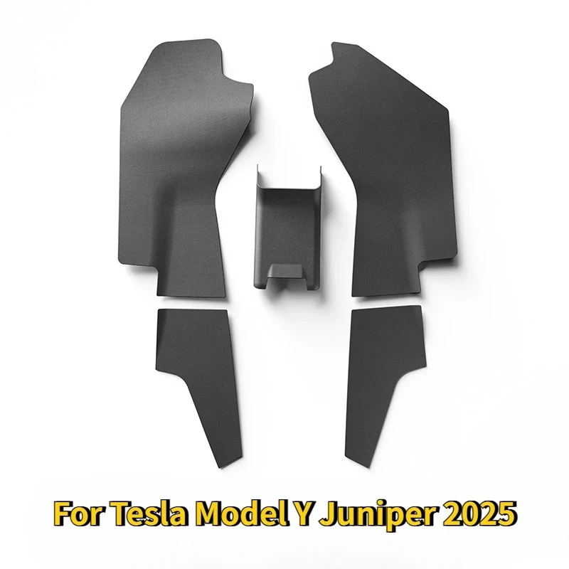 

For Tesla Model Y Launch/Juniper 2025 Center Control Side Defense Kick Mat TPE Rear Air Outlet Protection Pad Car Accessories