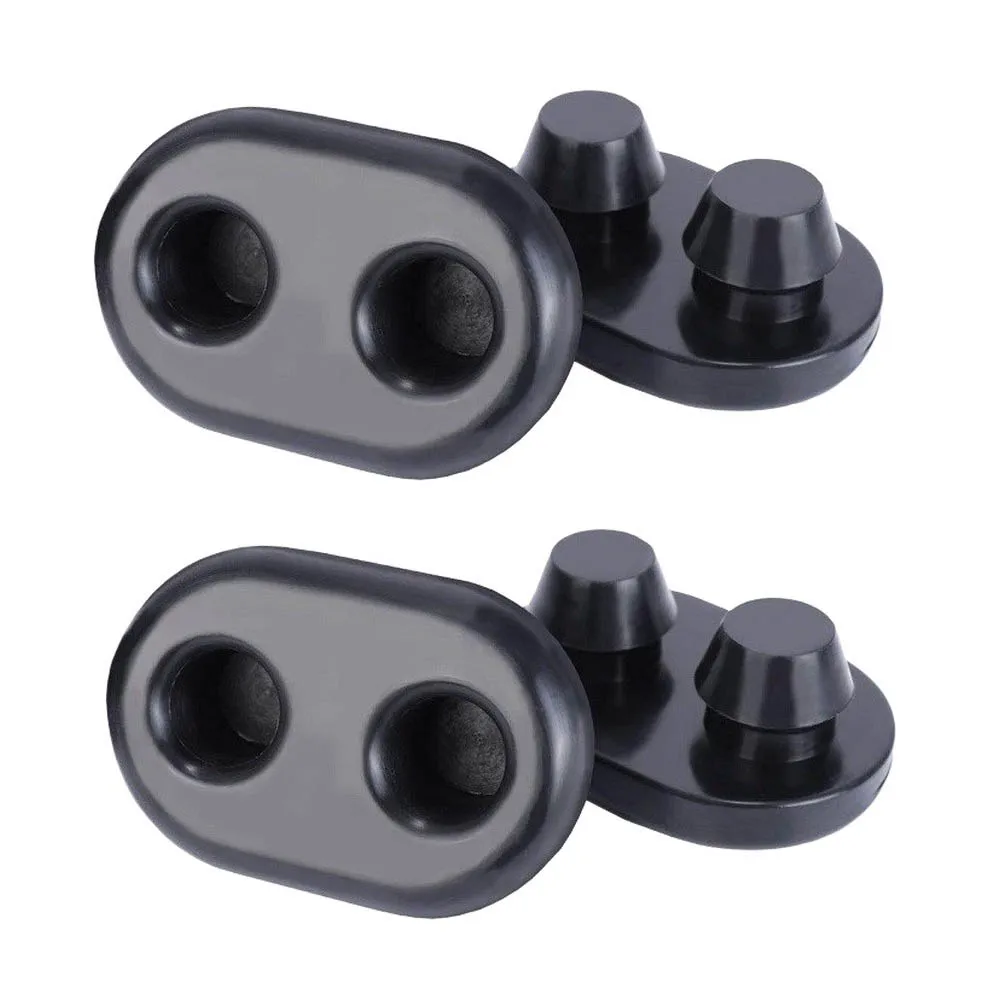 Non-Slip Rubber Feet for Marine and Camping For Coolers - 4-Piece Set Enhances Stability and Supports Under-Cooler Venting