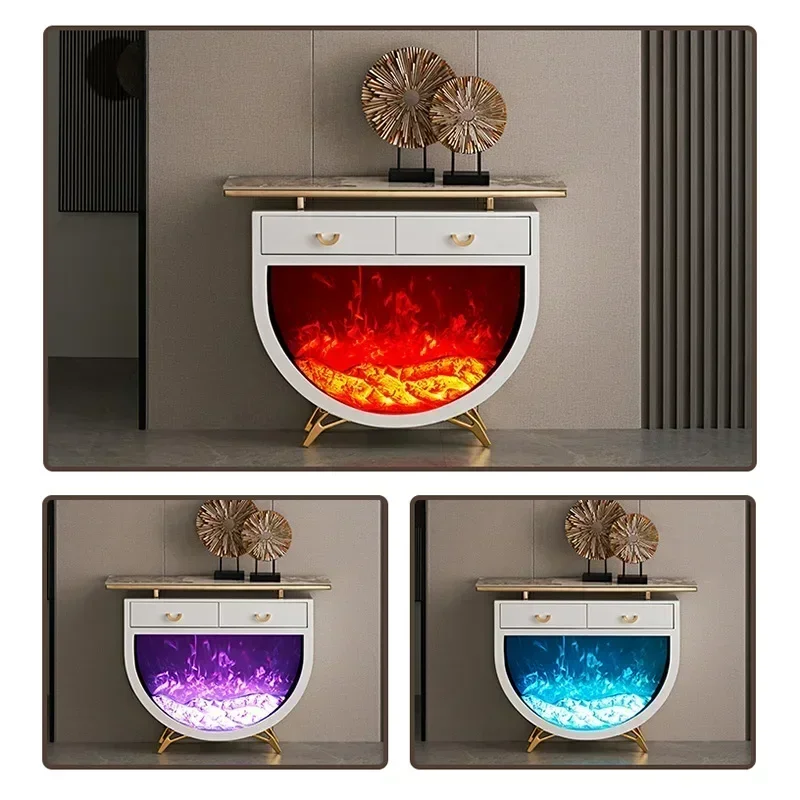 จําลองเตาผิงครีมลมห้องนั่งเล่นEntryเตาผิงตู้B & B Villaศิลปะยุโรปตกแต่งตู้