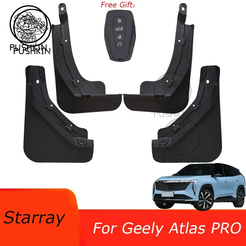 

Mudguards Fender For Geely Atlas pro Geely Starray 2023 2024 Front Rear Wheels Mudflaps Splash Guard Mud Flap Car Accessories