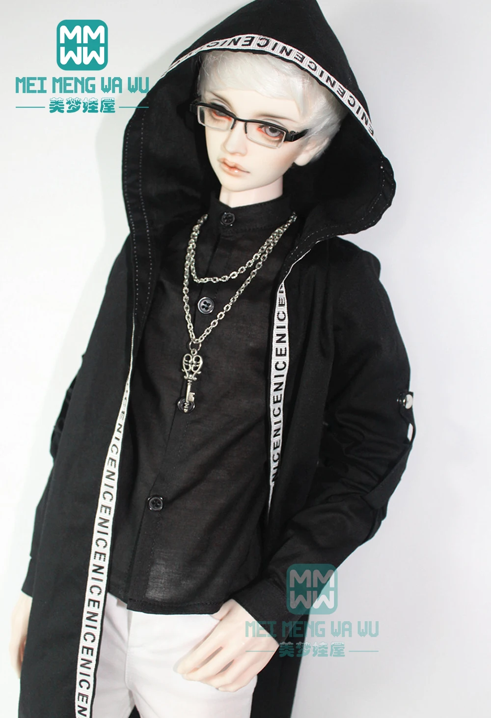 Adatto a 68--70 cm BJD Boys zio SD13 SD17 Trench alla moda, camicie Giocattoli Regalo