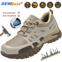 New men's fashionable comfortable non-slip work safety shoes anti-smash anti-puncture wear-resistant site work shoes