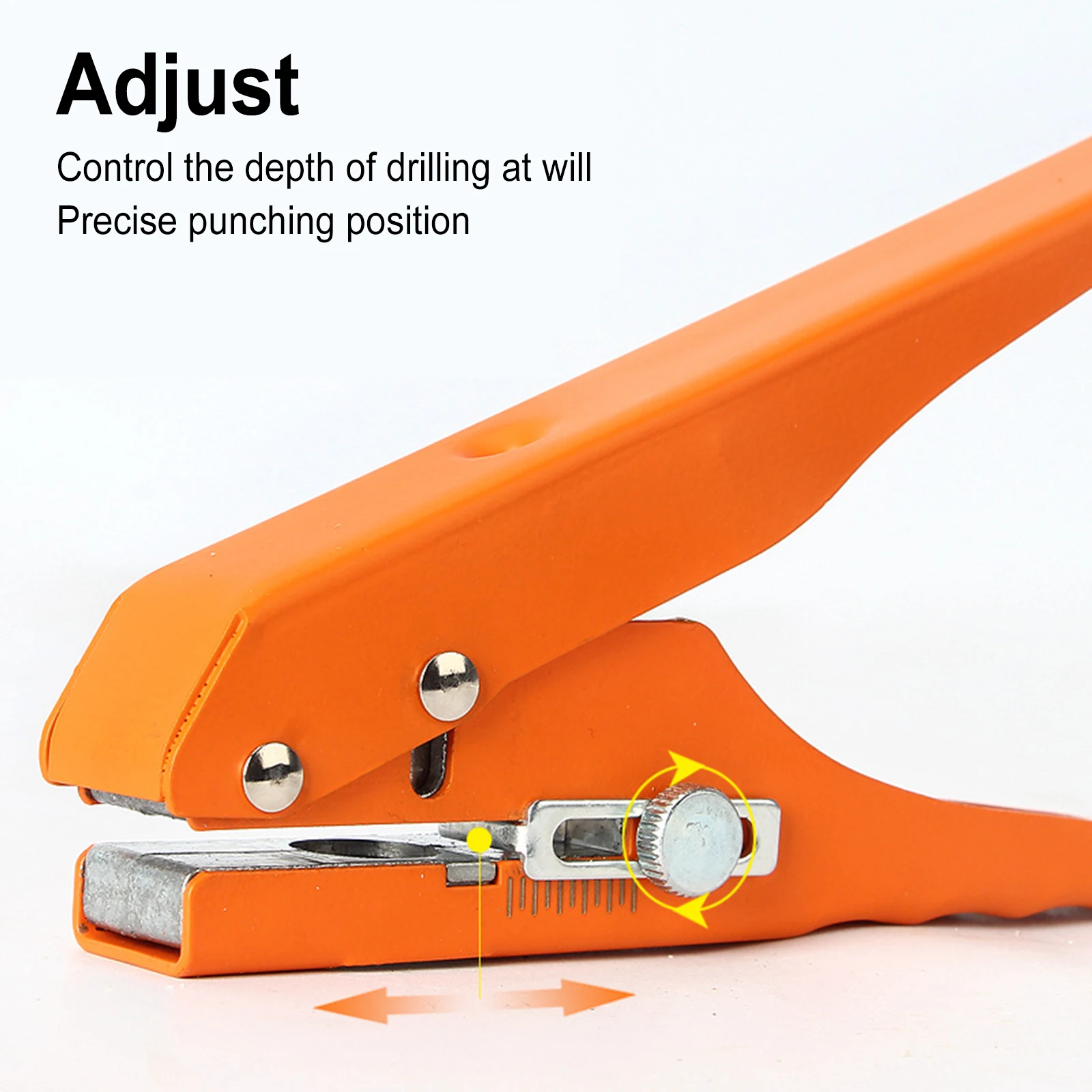 Single Hole Punch 8mm 10mm 12mm 15mm Heavy Duty Hole Puncher Portable Hole Edge Banding Punching Plier Handheld Paper Hole Punch