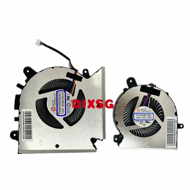 Ne For  GF63 GF65 GF65 Thin 10 10R 10SE 10SER 9 9SE 9SEX 9SEXR Cooling Fan PABD08008SH-N413 D06015SL N433