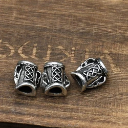 Norse Runes Beads For Jewelry Making Diy Metal Crafts Runas Vikingas Jewerly Runic Letter Bead Fit Charm Viking Bracelet