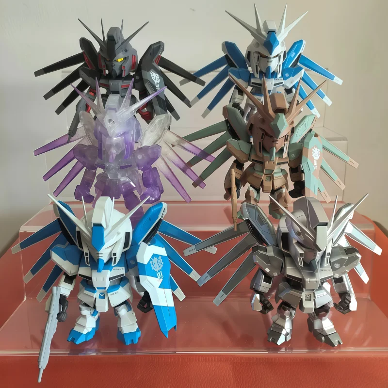 New Bandai QMSV MINI HI-v Assembly Model Blind Box Figure Display Ornament Collectible Gift For Hobby Enthusiasts