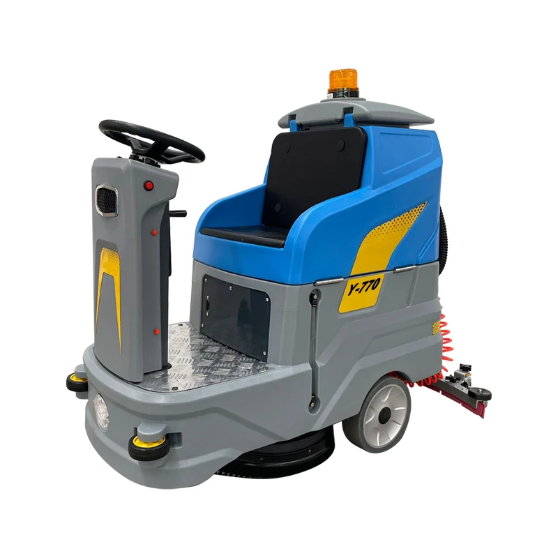 Best Price on New Battery-Powered 620mm/830mm Floor Scrubber Efficient Shopping Mall Ceramic Floor Cleaning Machine Equipment