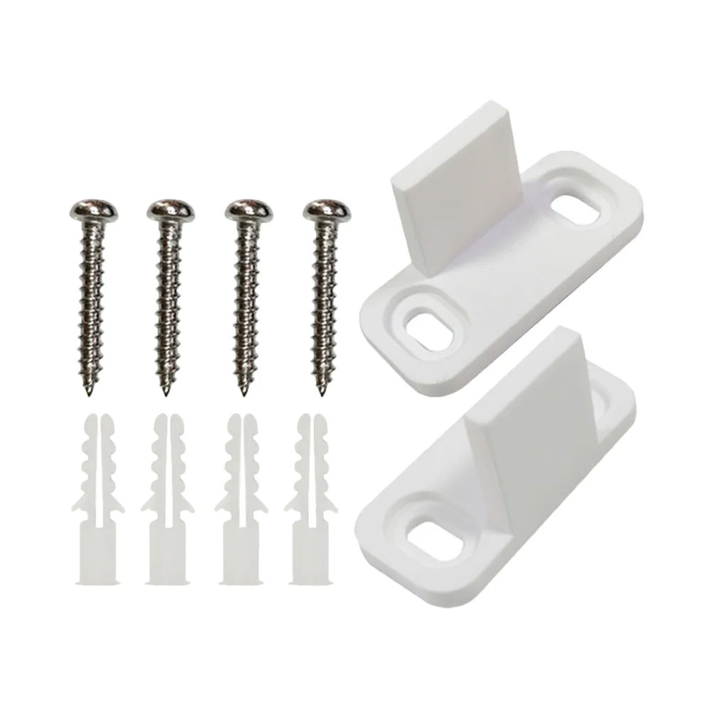 2 Pcs Sliding Door Guide Barn Floor Rails Through Carbon Steel Guides Swing Stopper