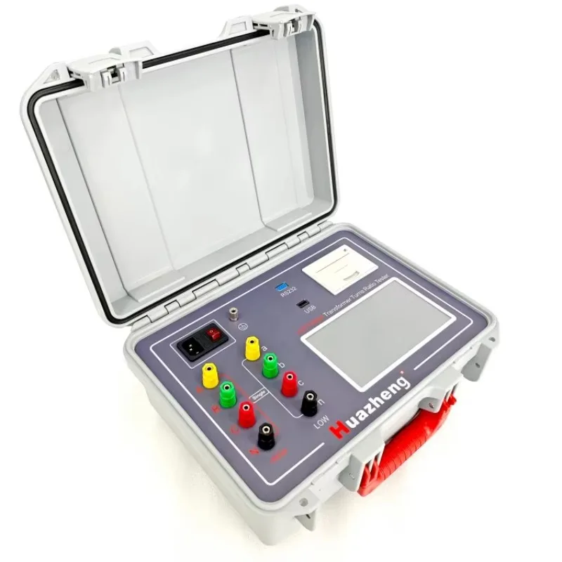 

Hot sale Huazheng Easy Operated 3 Phase Automatic Transformer Turn Ratio Vector Group Rate TTR Tester made in CN