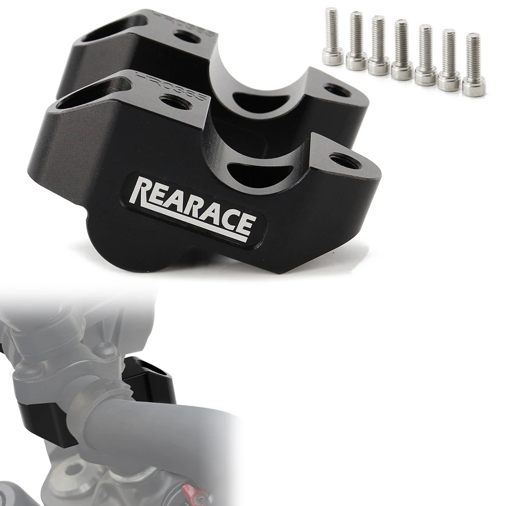 

Motorbike Handlebar Mount Riser Clamp Offset Fit For Husqvarna Vitpilen / Svartpilen 401 2024-2025 For KTM Duke 390 2024-2025