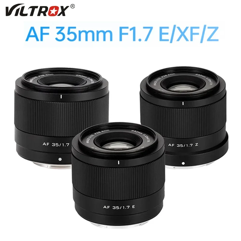 Viltrox 35mm F1.7 Air APS-C  large aperture Portrait Auto Focus Camera Lens for Sony E Mount Fuji X Nikon Z Mount