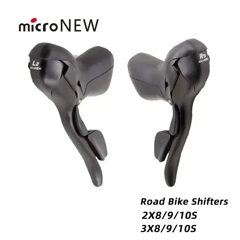 

microNEW Road Bike Shifters and Brake Levers: 2x7 - 2x11 & 3x7 - 3x11 Speed Cycling Parts