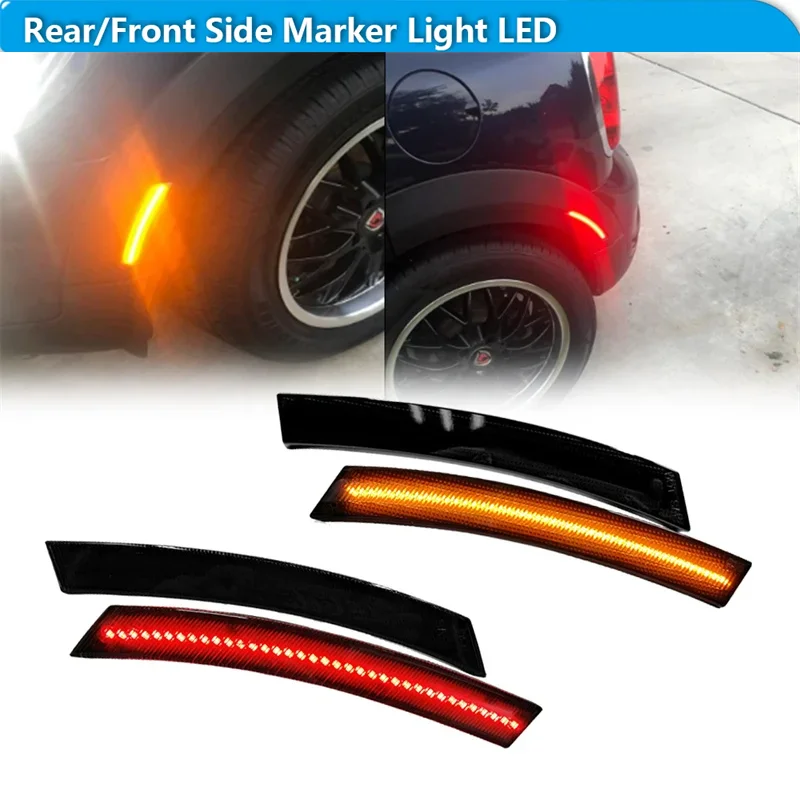 

Для MINI Cooper 1-го поколения R50 R53 2002-2006 и R52 2004-2008 светодиодный передний задний бампер, боковые габаритные указатели поворота, парковочные огни